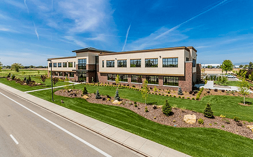 a landscape photo of the meridian office